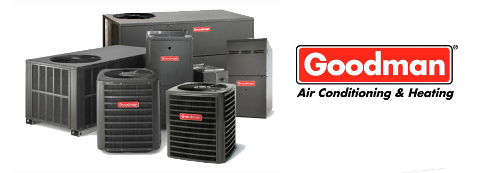 A photo of Goodman AC products