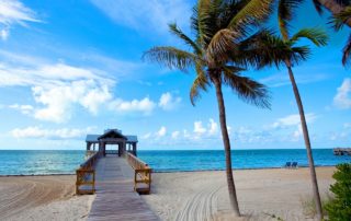 Image of Beautiful Beach in Miami, Florida.