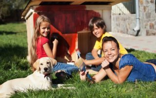 How to Build an Outdoor Dog House With Air Conditioning